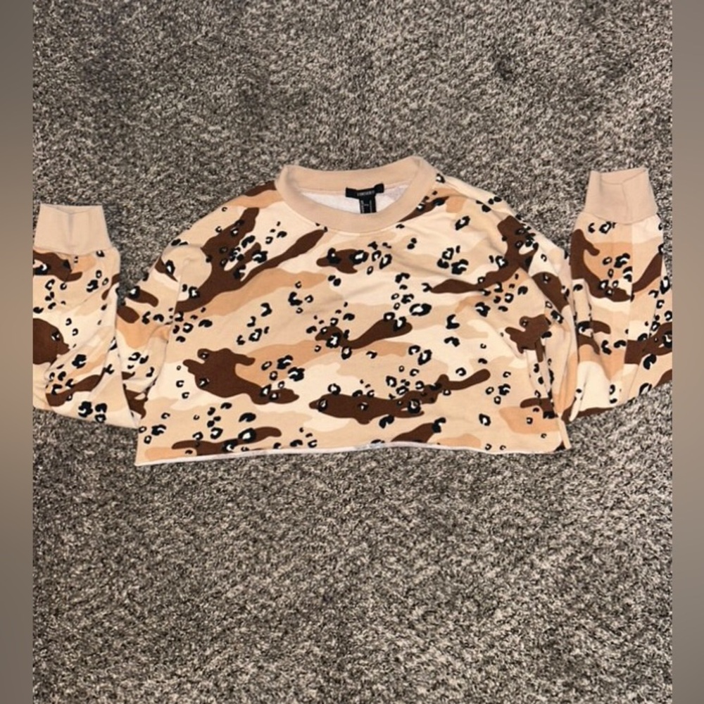 Camouflage Crop Shirt